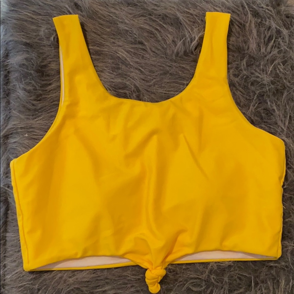 Yellow SHEIN bikini
